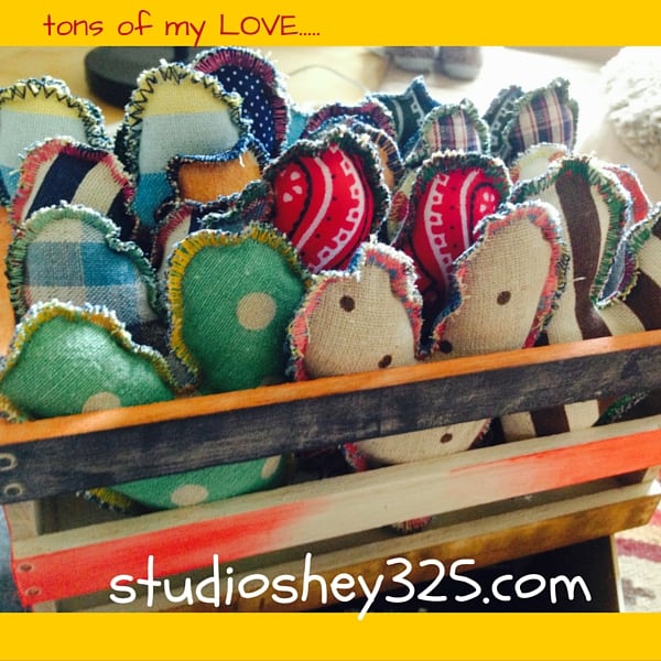 Tons of my heart | Denim product by Mitsuko at studioshey325.com