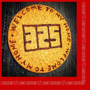 cork coaster welcome | creations by Mitsuko at studioshey325.com