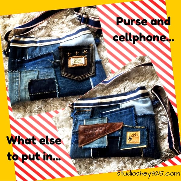 denim pochette by Mitsuko at studioshey325.com